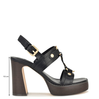 Sandalia NINE WEST Wnopell3  Sintetico Color Negro
