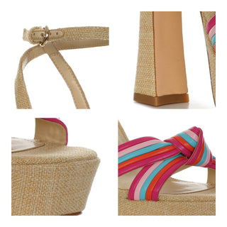 Sandalia NINE WEST Wnirna8  Sintetico Color Multicolor