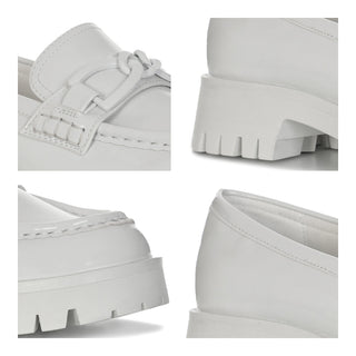 Zapato Tipo Mocasin NINE WEST Wngables3  Sintetico Color Blanco