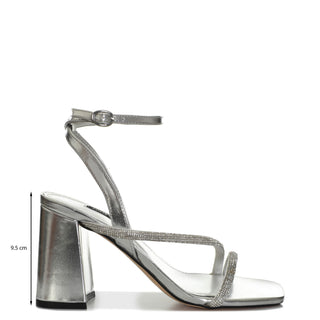 Sandalia NINE WEST Wngaden3  Sintetico Color Metalico