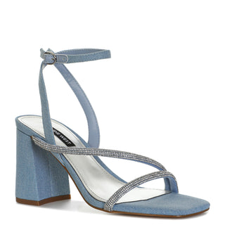 Sandalia NINE WEST Wngaden7  Textil Color Azul
