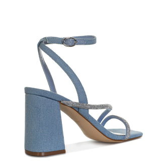 Sandalia NINE WEST Wngaden7  Textil Color Azul