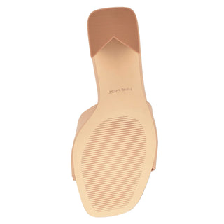 Zapato Destalonado NINE WEST Wniriss3  Sintetico Color Beige