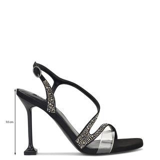 Sandalia NINE WEST Wnninesh2  Textil Color Negro