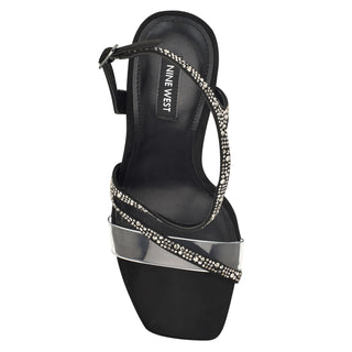 Sandalia NINE WEST Wnninesh2  Textil Color Negro
