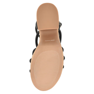 Sandalia NINE WEST Wnolander3  Sintetico Color Negro