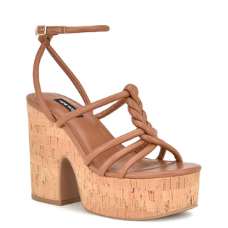 Sandalia NINE WEST Wnolander3  Sintetico Color Cafe
