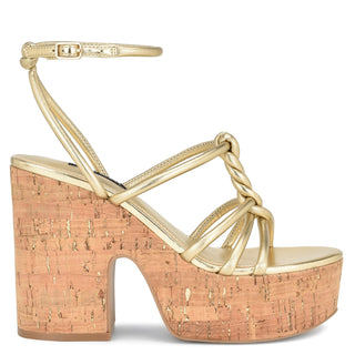 Sandalia NINE WEST Wnolander3  Sintetico Color Metalico
