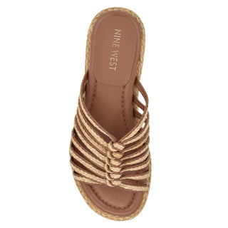 Sandalia NINE WEST Wnadila2  Textil Color Cafe