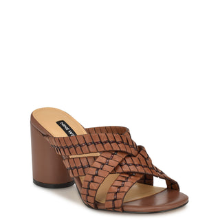 Zapato Destalonado NINE WEST Wnwenea3  Sintetico Color Cafe