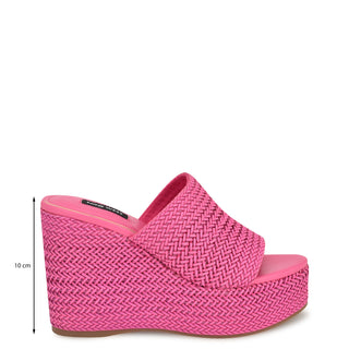 Zapato Destalonado NINE WEST Wneverie2  Sintetico Color Rosa