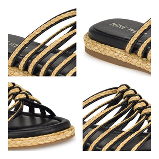 Sandalia NINE WEST Wnadila2  Textil Color Multicolor