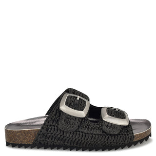 Sandalia NINE WEST Wntenly2  Textil Color Negro