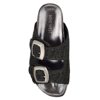 Sandalia NINE WEST Wntenly2  Textil Color Negro
