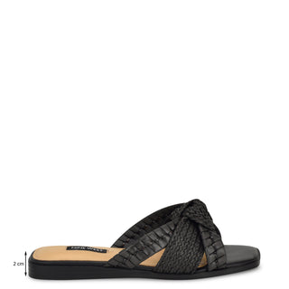 Sandalia NINE WEST Wnolson3  Sintetico Color Negro