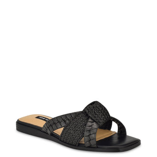 Sandalia NINE WEST Wnolson3  Sintetico Color Negro