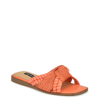 Sandalia NINE WEST Wnolson3  Sintetico Color Naranja