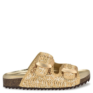 Sandalia NINE WEST Wntenly2  Textil Color Beige