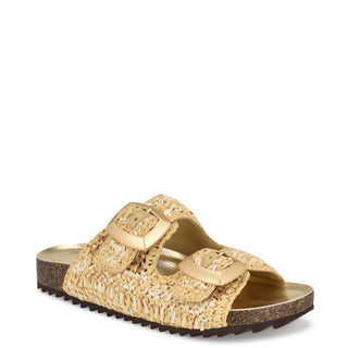Sandalia NINE WEST Wntenly2  Textil Color Beige