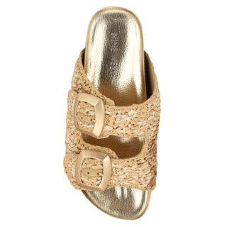 Sandalia NINE WEST Wntenly2  Textil Color Beige