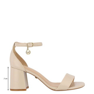 Sandalia WESTIES Welaskey  Charol sintético Color Beige