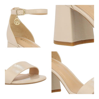 Sandalia WESTIES Welaskey  Charol sintético Color Beige