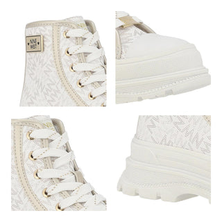 Tenis NINE WEST Nwlimonero  Sintetico Color Blanco