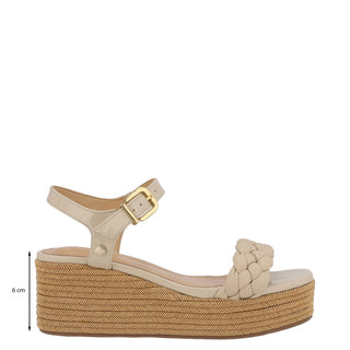 Zapatilla con Plataforma WESTIES Weguise2  Charol sintético Color Beige