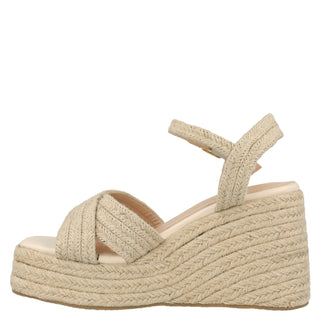 Zapatilla con Plataforma WESTIES Wegaizka  Textil Color Beige
