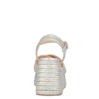 Zapatilla con Plataforma WESTIES Wegaizka  Textil Color Metalico