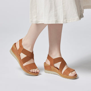 Zapato con Plataforma W CONFORT Wtfreder  Piel Color Cafe