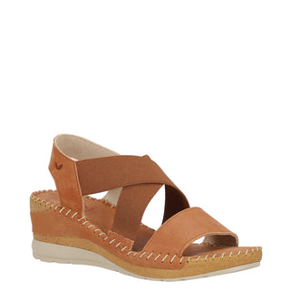 Zapato con Plataforma W CONFORT Wtfreder  Piel Color Cafe