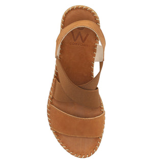 Zapato con Plataforma W CONFORT Wtfreder  Piel Color Cafe