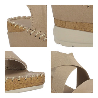 Zapato con Plataforma W CONFORT Wtfreder  Piel Color Cafe