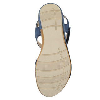 Zapato con Plataforma W CONFORT Wtkory  Piel Color Azul