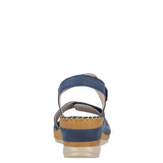 Zapato con Plataforma W CONFORT Wtkory  Piel Color Azul