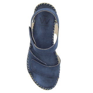 Zapato con Plataforma W CONFORT Wtkory  Piel Color Azul