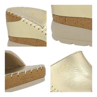 Zapato Destalonado W CONFORT Wtmirabi  Piel Color Metalico