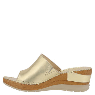 Zapato Destalonado W CONFORT Wtmirabi  Piel Color Metalico