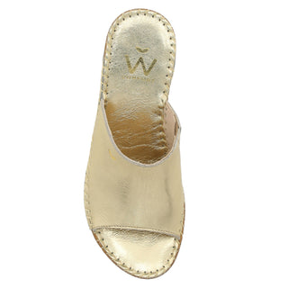 Zapato Destalonado W CONFORT Wtmirabi  Piel Color Metalico