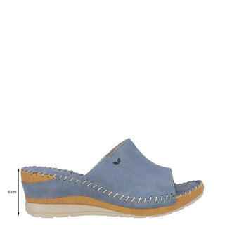 Zapato Destalonado W CONFORT Wtmirabi  Piel Color Azul