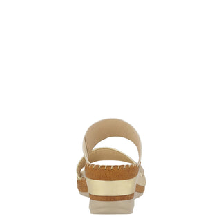 Zapato Destalonado W CONFORT Wtreidar  Piel Color Metalico