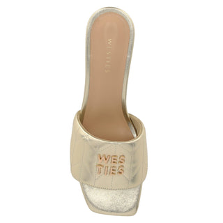Zapato Destalonado WESTIES Webilal  Sintetico Color Metalico