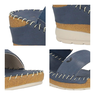 Zapato Destalonado W CONFORT Wtreidar  Piel Color Azul