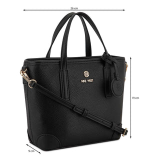 Bolsa Tote NINE WEST Ngv127322  Sintetico Color Negro