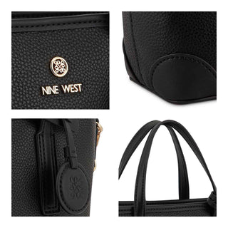 Bolsa Tote NINE WEST Ngv127322  Sintetico Color Negro