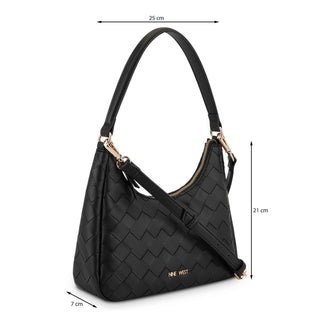 Bolsa Hobo NINE WEST Ngw556273  Sintetico Color Negro