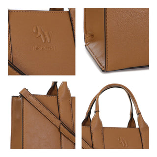 Bolsa Tote NINE WEST Nym523422  Sintetico Color Cafe