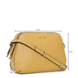 Bolsa Crossbody NINE WEST Ngm514369  Sintetico Color Amarillo