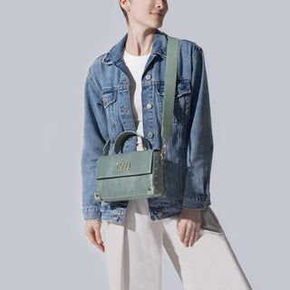 Bolsa Crossbody WESTIES Hbanetowe  Sintetico Color Verde